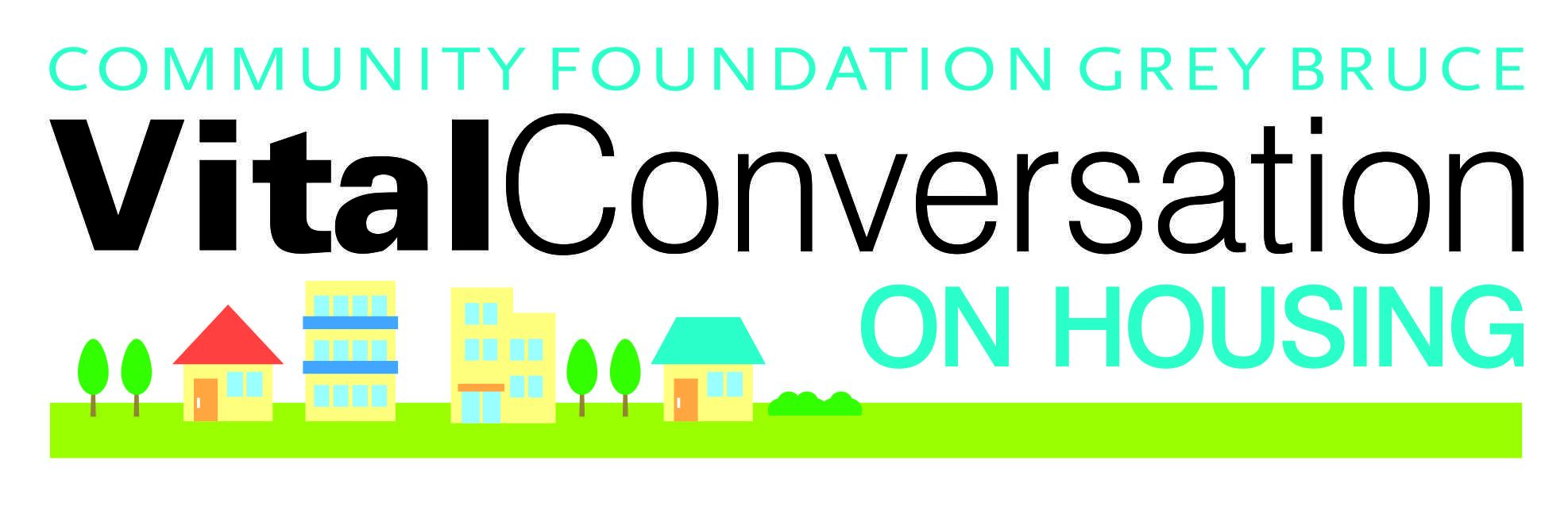 Vital Conversation on Housing logo. Text reads 