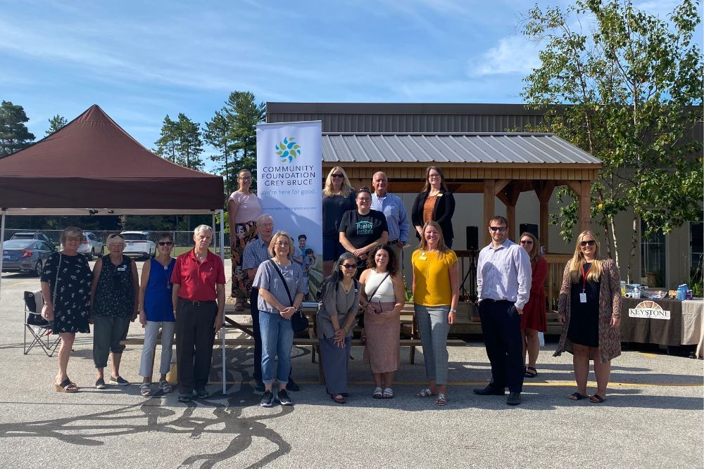 At Keystone Child, Youth and Family Services in Owen Sound, attendees from local non-profit organizations were able to share about local projects and network. 
